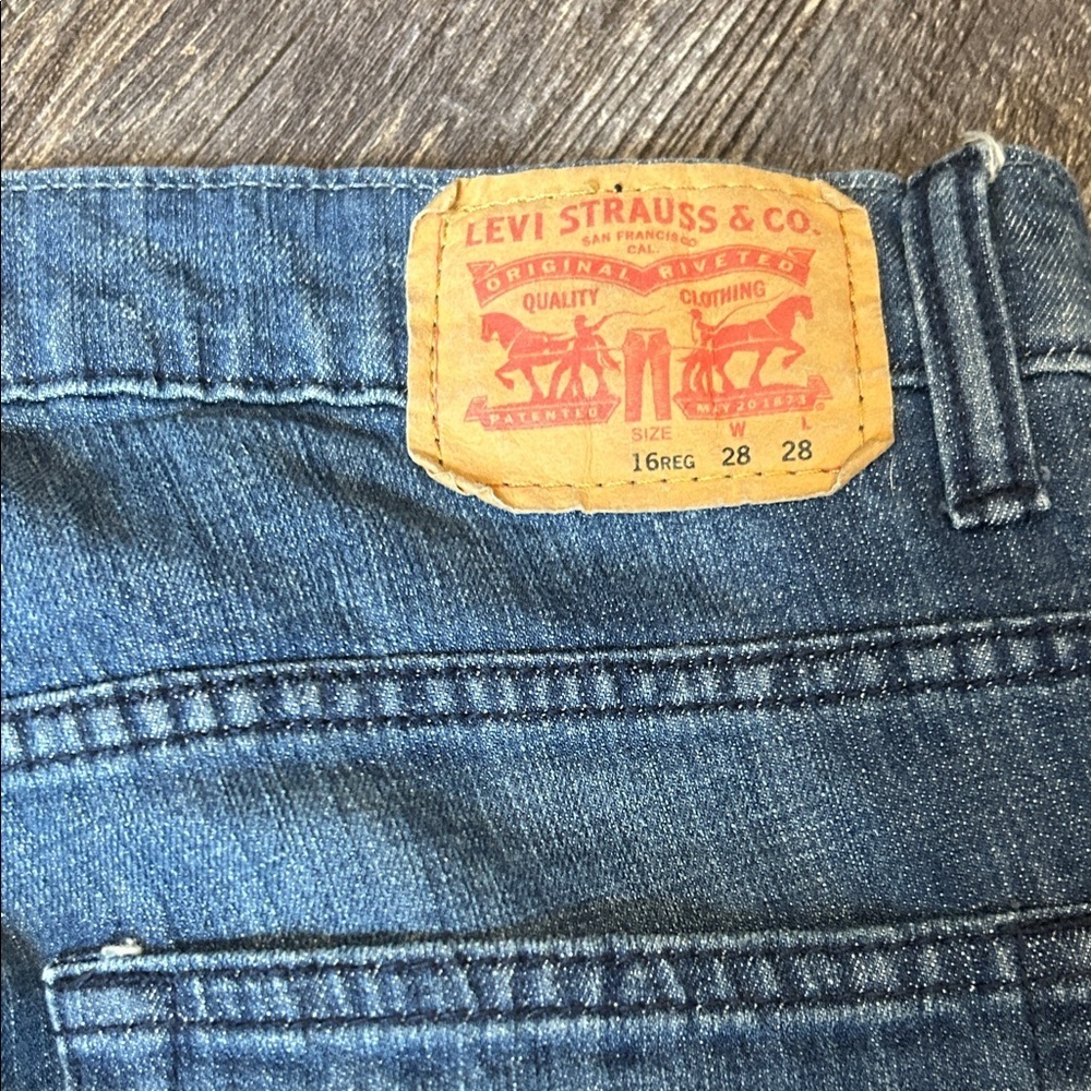 Levi's Women's 511 slim Relaxed Blue Jeans size 28 - Picture 9 of 11